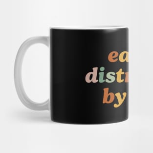 Easily Distracted By Cats Funny And Crazy Cat Lady Cat Mom Lover Mug